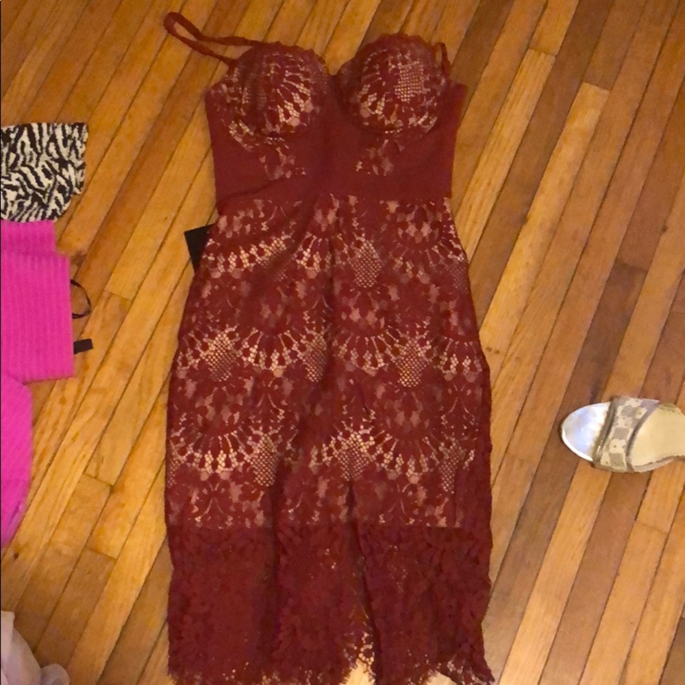 Bebe new with tags size 00 red dress